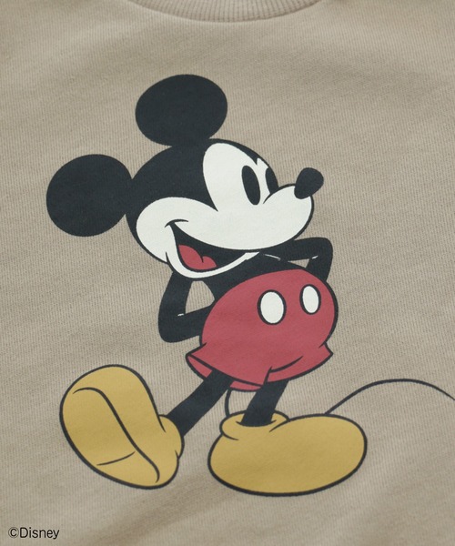 JAM & LINK(ジャムアンドリンク)の「【Disney】ミッキーマウス/バリエーショントレーナー(スウェット・キッズ・ベージュ/カーキ/ベージュ系その他/チャコールグレー/ダークブルー/グレー系その他/ベージュ系その他2/ミント/ベージュ系その他3/ベージュ系その他4・80cm/90cm/100cm/110cm/120cm/130cm/140cm/150cm)」の21枚目の写真