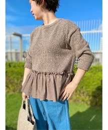 BEARDSLEY | 裾フリルニット(ニット/セーター)