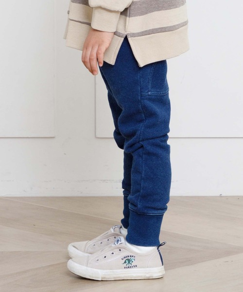 MAKE YOUR DAY（メイクユアデイ）の「ラウンドカットソーパンツ■80～140cm（スウェットパンツ・キッズ・ブラック/ネイビー/ブルー/カーキ・130/140/90/120/100/110/80）」の5枚目の写真