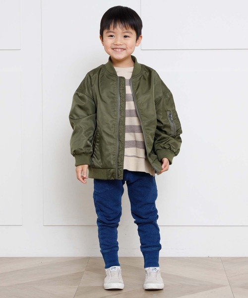 MAKE YOUR DAY（メイクユアデイ）の「ラウンドカットソーパンツ■80～140cm（スウェットパンツ・キッズ・ブラック/ネイビー/ブルー/カーキ・130/140/90/120/100/110/80）」の8枚目の写真