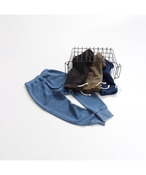 MAKE YOUR DAY（メイクユアデイ）の「ラウンドカットソーパンツ■80～140cm（スウェットパンツ・キッズ・ブラック/ネイビー/ブルー/カーキ・130/140/90/120/100/110/80）」の9枚目の写真