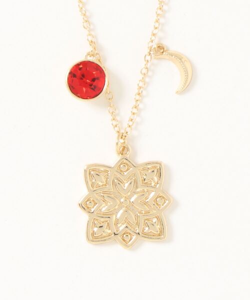 チャイハネ（チャイハネ）の「【チャイハネ】メンデルネックレス（ネックレス・レディース・ホワイト/レッド/イエロー/オレンジ/ブルー/グリーン・FREE）」の6枚目の写真