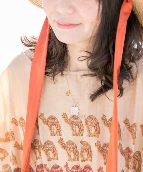 チャイハネ（チャイハネ）の「【チャイハネ】メンデルネックレス（ネックレス・レディース・ホワイト/レッド/イエロー/オレンジ/ブルー/グリーン・FREE）」の15枚目の写真