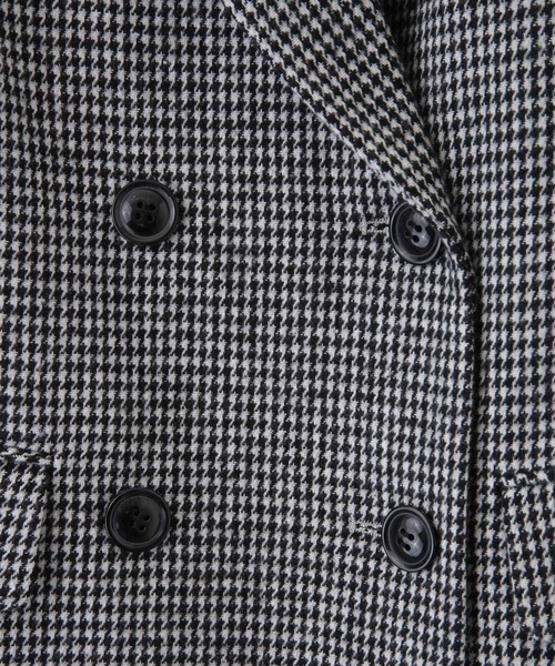 31 Sons de mode（トランテアン　ソン　ドゥ　モード）の「チェック柄ダブルジャケット（その他アウター・レディース・キャメル/ブラック×ホワイト・36/38）」の11枚目の写真