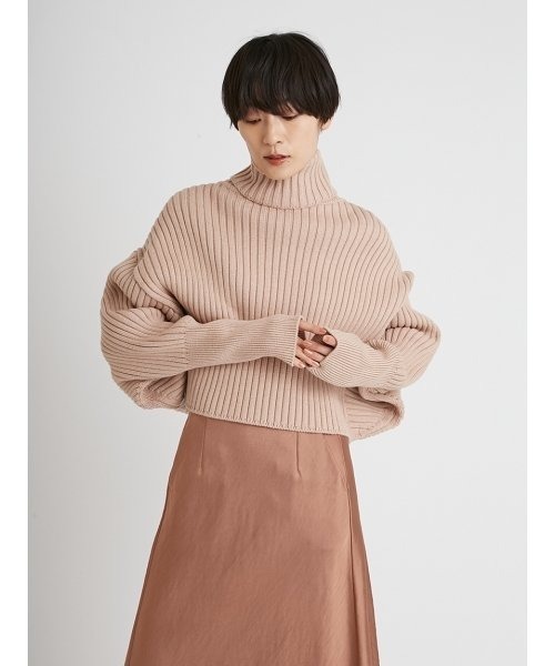 styling/（スタイリング）の「バックショートニットプルオーバー  