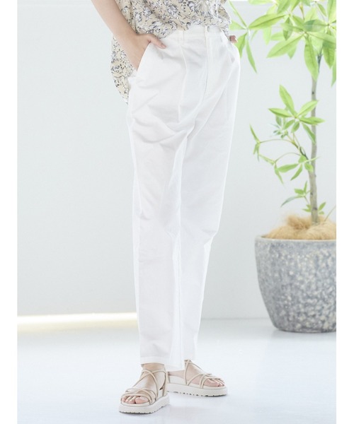 LIPSTAR(リップスター)の「コットンツイルストレートパンツ(その他パンツ・レディース・ブラック/オフホワイト/グリーン・S/M)」の2枚目の写真