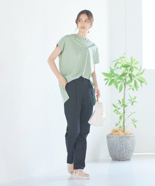 LIPSTAR(リップスター)の「コットンツイルストレートパンツ(その他パンツ・レディース・ブラック/オフホワイト/グリーン・S/M)」の17枚目の写真