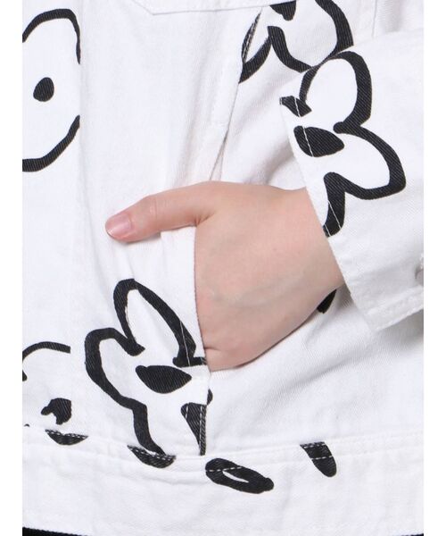 merry jenny（メリージェニー）の「【セットアップ】drawing garden ツイルジャケット（テーラードジャケット・レディース・オフホワイト/ブラック・FREE）」の13枚目の写真