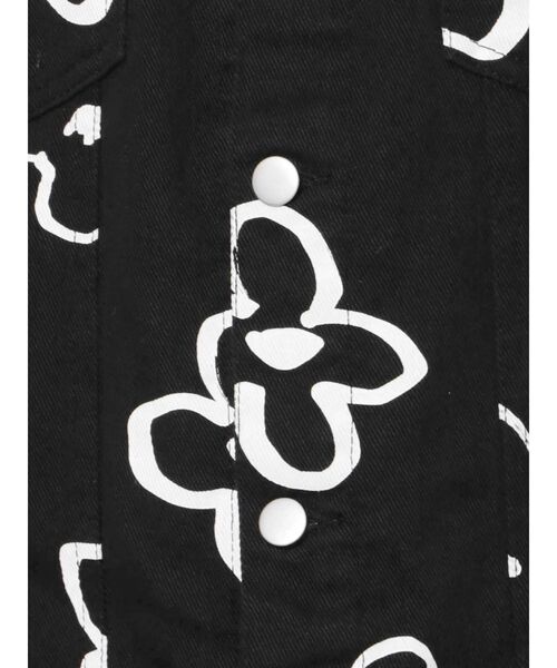 merry jenny（メリージェニー）の「【セットアップ】drawing garden ツイルジャケット（テーラードジャケット・レディース・オフホワイト/ブラック・FREE）」の4枚目の写真