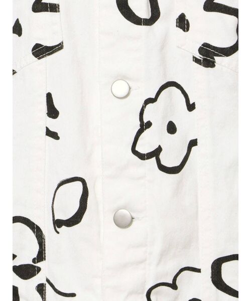 merry jenny（メリージェニー）の「【セットアップ】drawing garden ツイルジャケット（テーラードジャケット・レディース・オフホワイト/ブラック・FREE）」の6枚目の写真