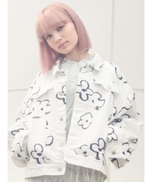 merry jenny | 【セットアップ】drawing garden ツイルジャケット(テーラードジャケット)