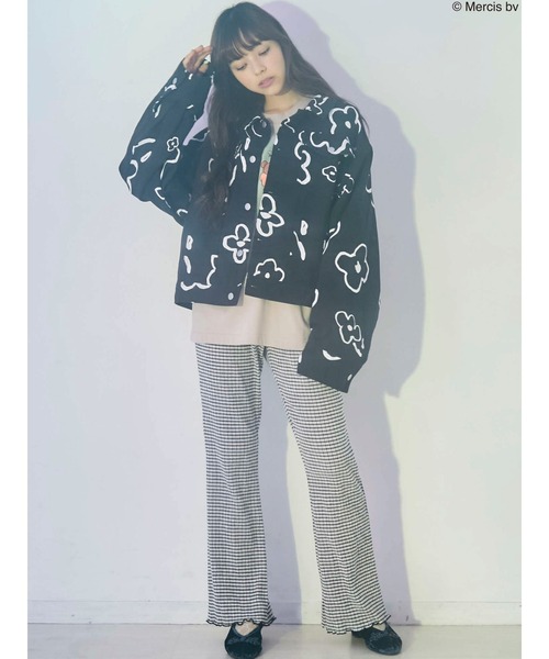 merry jenny（メリージェニー）の「【セットアップ】drawing garden ツイルジャケット（テーラードジャケット・レディース・オフホワイト/ブラック・FREE）」の14枚目の写真