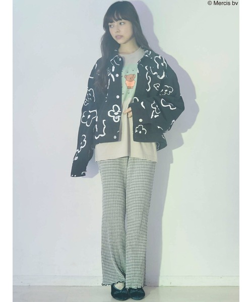 merry jenny（メリージェニー）の「【セットアップ】drawing garden ツイルジャケット（テーラードジャケット・レディース・オフホワイト/ブラック・FREE）」の21枚目の写真