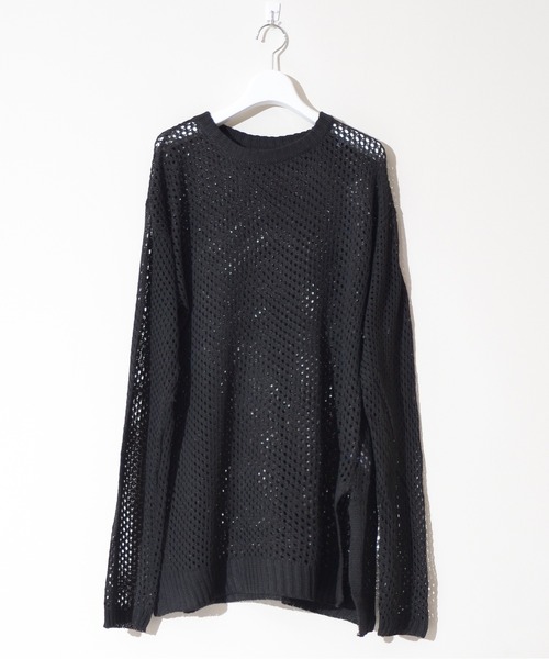 ibeul_（イベール）の「ネットメッシュプルオーバー（ニット/セーター・レディース・ブラック/ベージュ/アイボリー・FREE）」の13枚目の写真