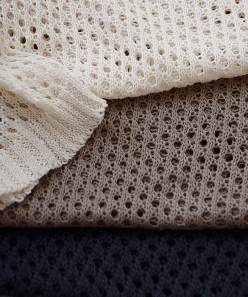 ibeul_（イベール）の「ネットメッシュプルオーバー（ニット/セーター・レディース・ブラック/ベージュ/アイボリー・FREE）」の14枚目の写真