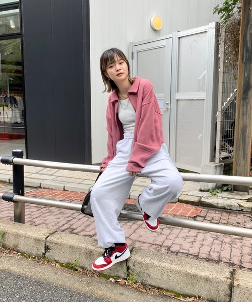 WHO'S WHO gallery(フーズフーギャラリー)の「ファスナーデザイントップス(カーディガン/ボレロ・レディース・ブラック/ピンク/グリーン/トップグレー・FREE)」の13枚目の写真