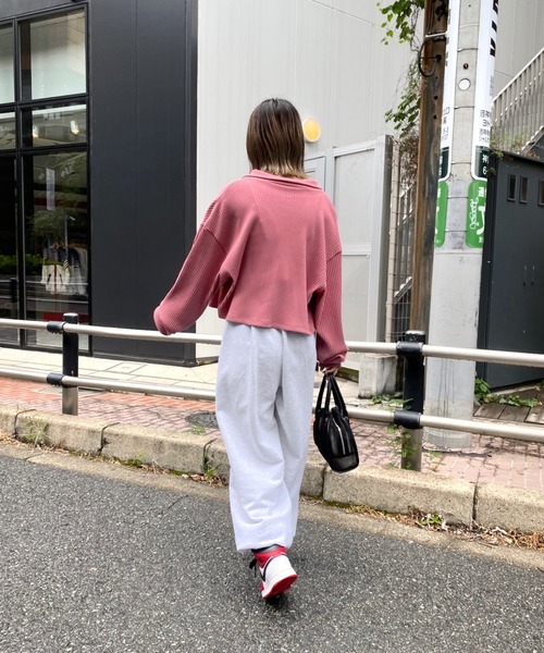 WHO'S WHO gallery(フーズフーギャラリー)の「ファスナーデザイントップス(カーディガン/ボレロ・レディース・ブラック/ピンク/グリーン/トップグレー・FREE)」の18枚目の写真