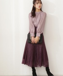 PROPORTION BODY DRESSING | レースフレアスカート / 1211220813(スカート)