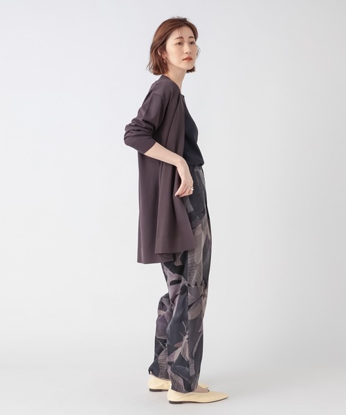 RIVE DROITE（リヴドロワ）の「コーディネートの主役になる　VINTAGEリーフカーブパンツ（その他パンツ・レディース・ブラック/ブラウン・FREE）」の15枚目の写真