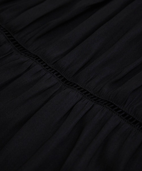 ROPE' PICNIC（ロペピクニック）の「【emur】ティアードハシゴレース使いブラウス（シャツ/ブラウス・レディース・ブラック/キナリ/ライトグリーン・38）」の5枚目の写真