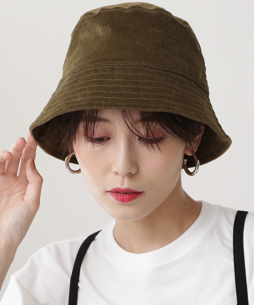 N.(N. Natural Beauty Basic)(エヌエヌナチュラルビューティーベーシック)の「【Casselini】ファブリックバケットハット(ハット・レディース・ホワイト/ホワイト系その他/カーキ・FREE)」の1枚目の写真