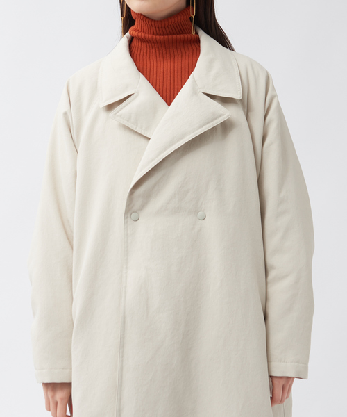 qualite（カリテ）の「ダブルボタンリバーシブルダウン（ダウンジャケット/コート・レディース・ベージュ/チャコールグレー・36/38/40）」の19枚目の写真