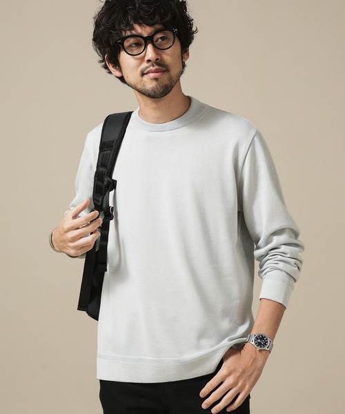 NANO universe（ナノユニバース）の「[思いきり洗えるニット] × ジャケT　長袖（ニット/セーター・メンズ・レンガ/グレー系その他/ホワイト系その他/ブルー系その他4・XL/L/S/M）」の2枚目の写真