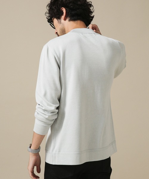 NANO universe（ナノユニバース）の「[思いきり洗えるニット] × ジャケT　長袖（ニット/セーター・メンズ・レンガ/グレー系その他/ホワイト系その他/ブルー系その他4・XL/L/S/M）」の5枚目の写真