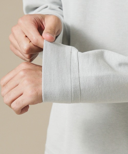 NANO universe（ナノユニバース）の「[思いきり洗えるニット] × ジャケT　長袖（ニット/セーター・メンズ・レンガ/グレー系その他/ホワイト系その他/ブルー系その他4・XL/L/S/M）」の9枚目の写真