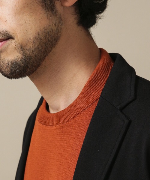 NANO universe（ナノユニバース）の「[思いきり洗えるニット] × ジャケT　長袖（ニット/セーター・メンズ・レンガ/グレー系その他/ホワイト系その他/ブルー系その他4・XL/L/S/M）」の15枚目の写真