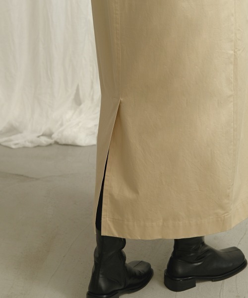 Bab（バブ）の「オーバーサイズ配色パイピングスタンドカラートレンチコート（トレンチコート・レディース・ベージュ/アイボリー/ベージュ系その他・M）」の22枚目の写真