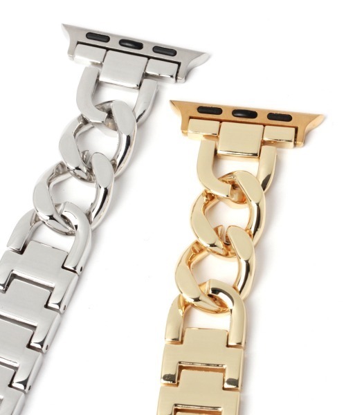 Me%（ミィパーセント）の「AppleWatchチェーンバンド【UNISEX】【全サイズ対応】（デジタル腕時計・レディース・ブラック/シルバー/ゴールド・MEDIUM/LARGE）」の18枚目の写真