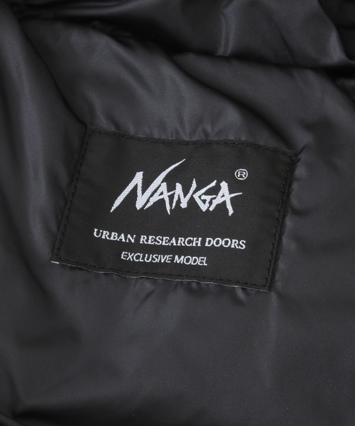 URBAN RESEARCH DOORS（アーバンリサーチドアーズ）の「『別注』NANGA×DOORS AURORA（ダウンジャケット/コート・レディース・ブラック/グリーン系その他/ライトベージュ・ONE）」の17枚目の写真
