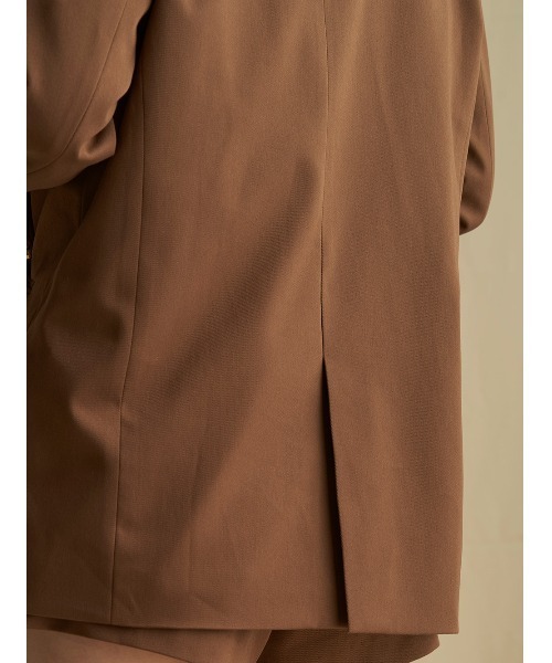 【美品】ダーリッチ ビッグシルエットカラージャケット セットアップ ブラウン ダーリッチ Darich ビッグシルエットカラージャケット （ブラウン