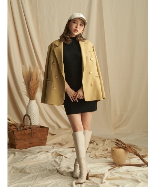 美品 ダーリッチ Darich ビッグシルエットカラージャケット ビッグシルエットカラージャケット（テーラードジャケット