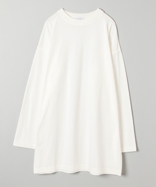 JEANASIS（ジーナシス）の「BOXロンT/254666（Tシャツ/カットソー・レディース・ホワイト/ブラック/グリーン系その他/杢グレー・FREE）」の10枚目の写真