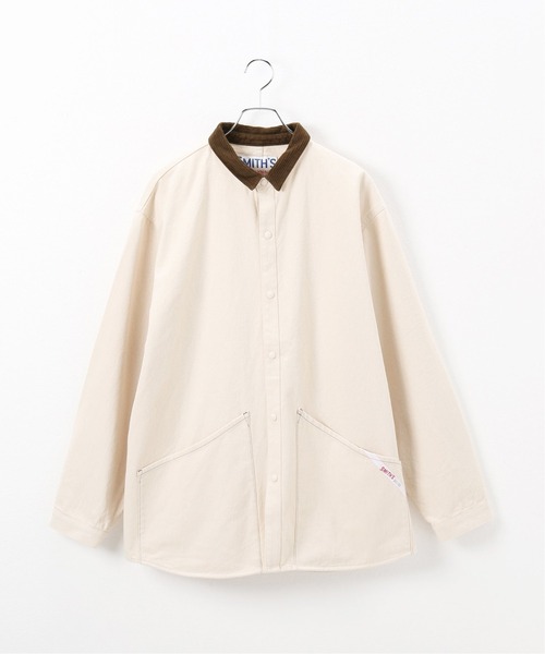 JOINT WORKS(ジョイントワークス)の「【SMITH'S AMERICAN/スミスアメリカン】 Paulette Over シャツ(シャツ/ブラウス・メンズ・ブラック/アイボリー・MEDIUM/LARGE)」の2枚目の写真