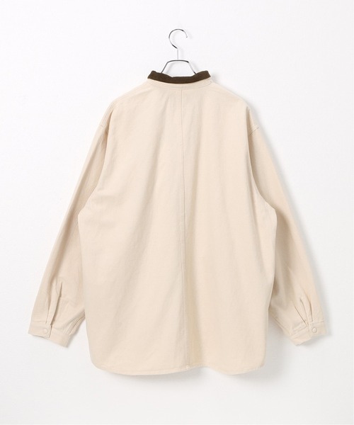 JOINT WORKS(ジョイントワークス)の「【SMITH'S AMERICAN/スミスアメリカン】 Paulette Over シャツ(シャツ/ブラウス・メンズ・ブラック/アイボリー・MEDIUM/LARGE)」の3枚目の写真