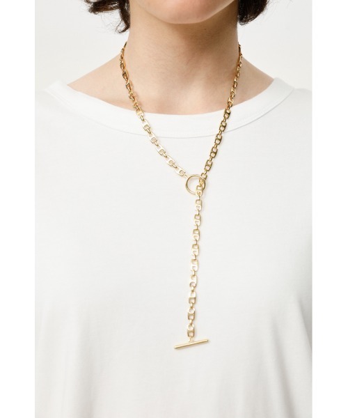 SLY（スライ）の「DOUBLE STRUCTURE L/T ロングスリーブ Tシャツ（Tシャツ/カットソー・レディース・ホワイト/ブラック/ベージュ・FREE）」の8枚目の写真