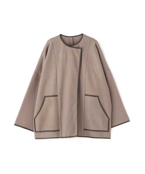 N.（N. Natural Beauty Basic）（エヌエヌナチュラルビューティーベーシック）の「◆ジャージーメルトンポンチョコート（ポンチョ・レディース・ベージュ/カーキ・MEDIUM）」の18枚目の写真