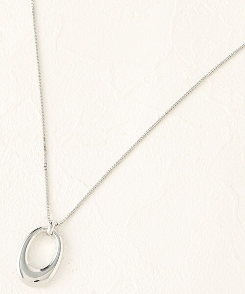 THE SHOP TK (ザ ショップ ティーケー )の「◆オーバルネックレス(ネックレス・レディース・シルバー/ゴールド・99)」の1枚目の写真