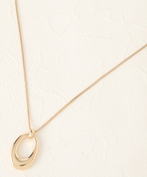 THE SHOP TK (ザ ショップ ティーケー )の「◆オーバルネックレス(ネックレス・レディース・シルバー/ゴールド・99)」の3枚目の写真