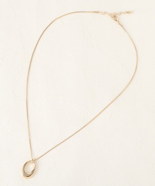 THE SHOP TK (ザ ショップ ティーケー )の「◆オーバルネックレス(ネックレス・レディース・シルバー/ゴールド・99)」の4枚目の写真