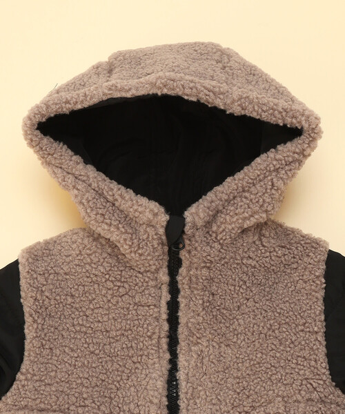 COMME CA ISM（コムサイズム）の「＜リバーシブル＞中わたコート(80・90サイズ)（ブルゾン・キッズ・ベージュ/キャメル・80ｃｍ/90cm）」の12枚目の写真