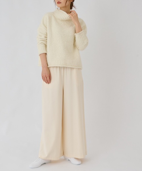 BONbazaar（ボンバザール）の「モールシャギーニット（ニット/セーター・レディース・シルバー/アイボリー・FREE）」の10枚目の写真