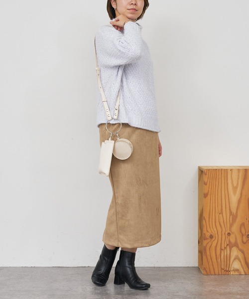 BONbazaar（ボンバザール）の「モールシャギーニット（ニット/セーター・レディース・シルバー/アイボリー・FREE）」の17枚目の写真