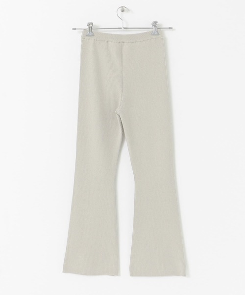 KBF(ケイビーエフ)の「フレアRIBニットパンツ(その他パンツ・レディース・チャコールグレー/ライトグレー/ブラック・ONE)」の19枚目の写真