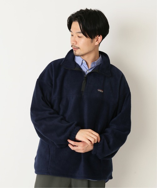 417 EDIFICE SELECT(フォーワンセブンエディフィスセレクト)の「◆【SUNRISE MILL / サンライズミル】別注フリースプルオーバー(ブルゾン・メンズ・グレー/ネイビー・X-LARGE)」の2枚目の写真