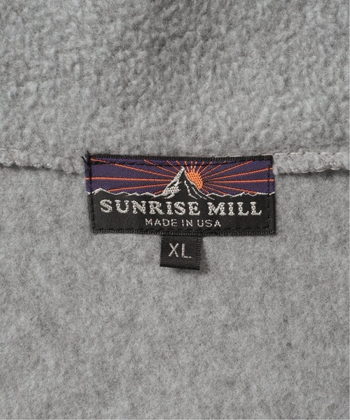 417 EDIFICE SELECT(フォーワンセブンエディフィスセレクト)の「◆【SUNRISE MILL / サンライズミル】別注フリースプルオーバー(ブルゾン・メンズ・グレー/ネイビー・X-LARGE)」の11枚目の写真