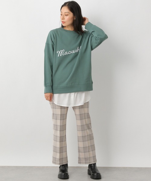 LEPSIM（レプシィム）の「アソートプリントプルオーバー　229718（スウェット・レディース・オフホワイト/グリーン/グレー・FREE）」の6枚目の写真